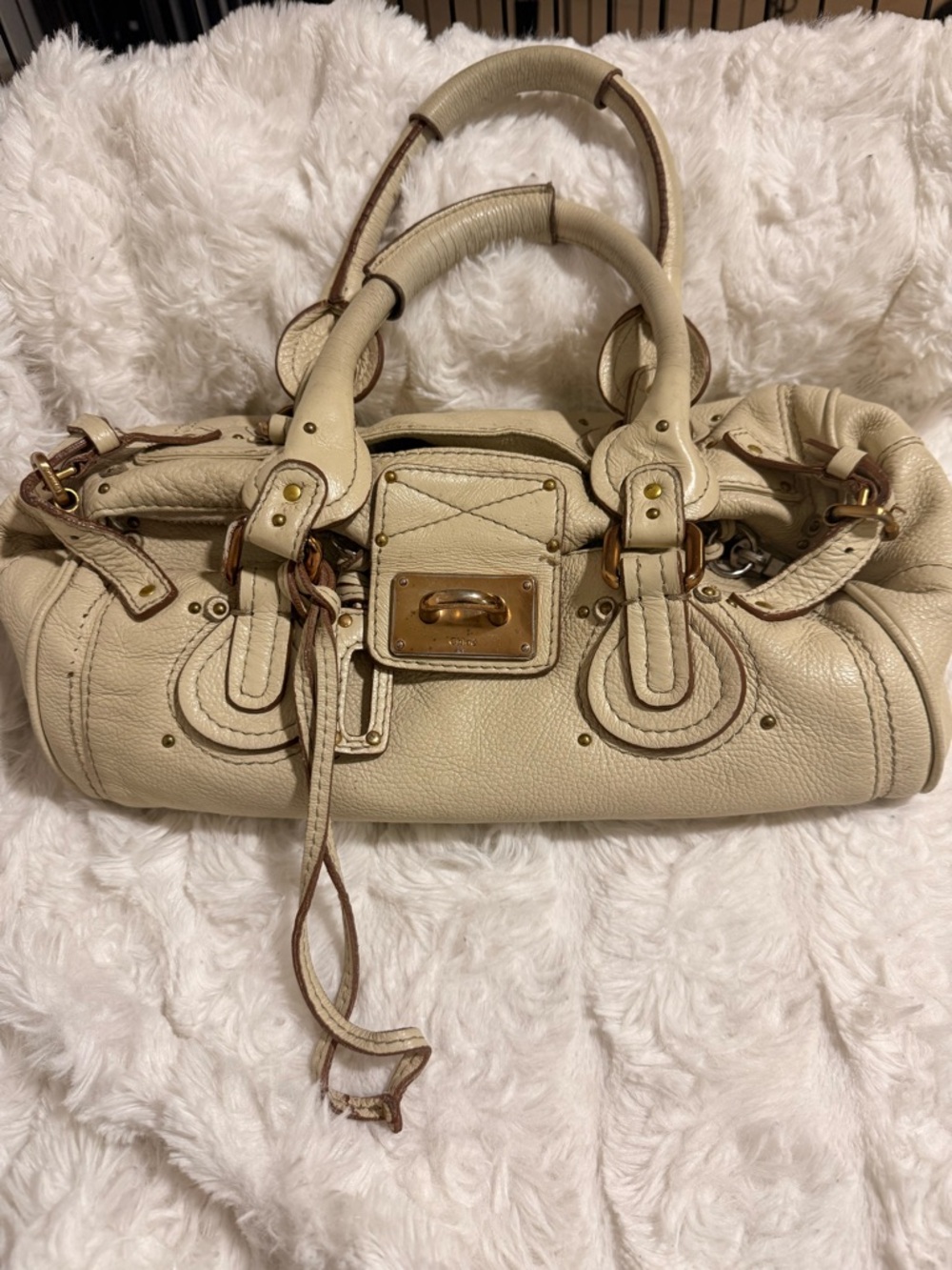 Chloe Paddington in beige/cream